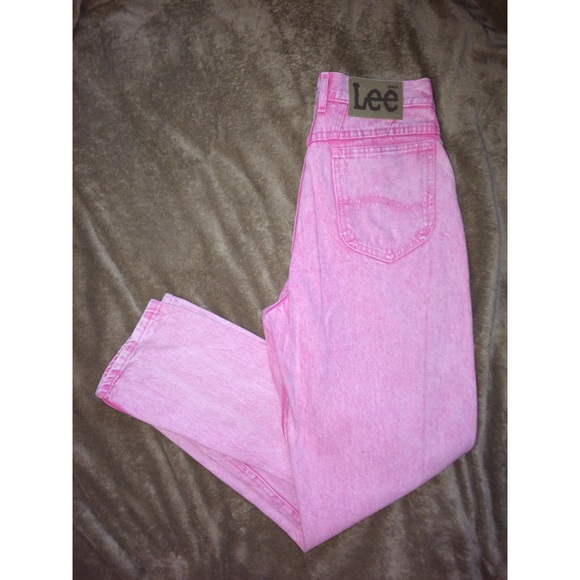 pink lee jeans